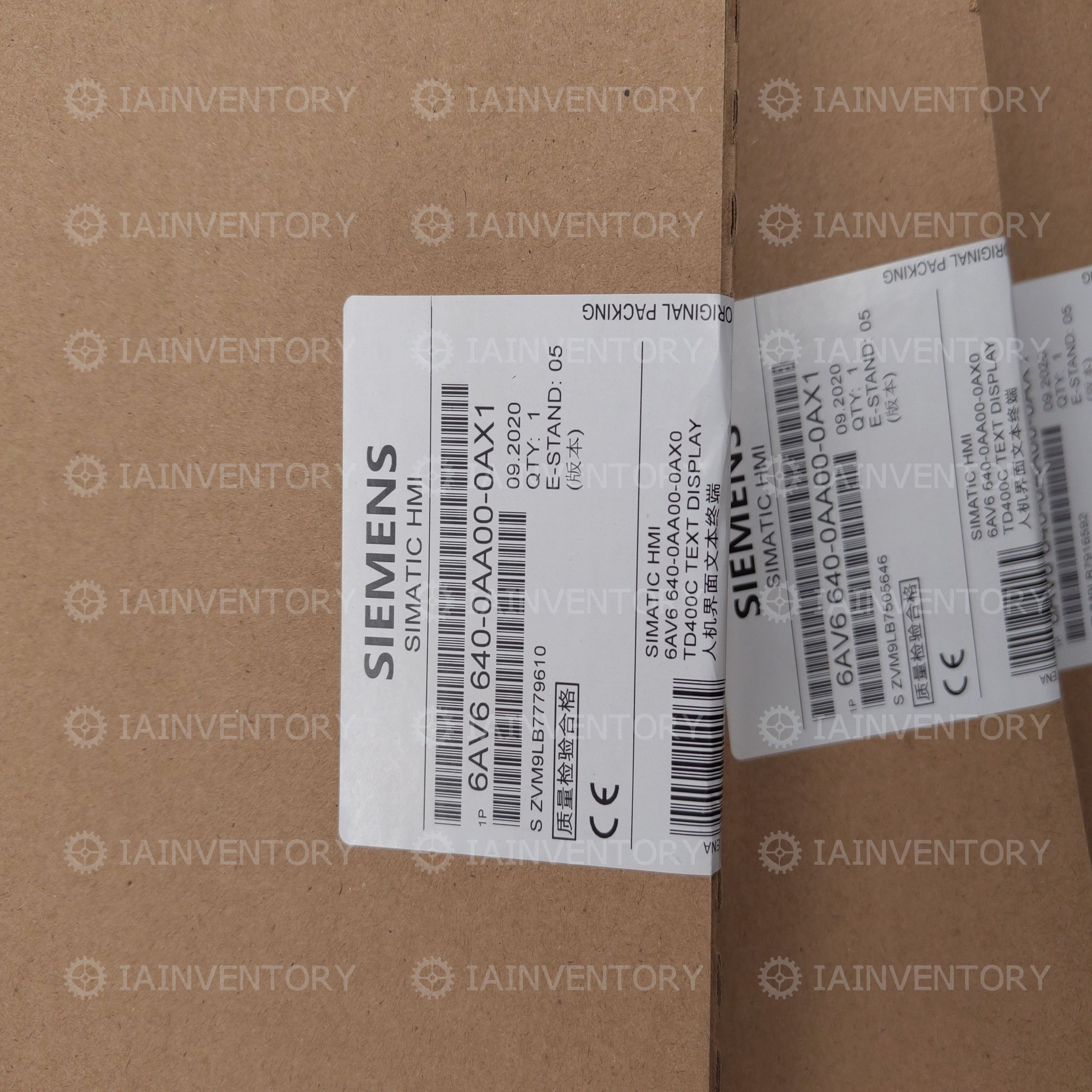 Siemens 6AV6640-0AA00-0AX1 6AV6 640-0AA00-0AX1