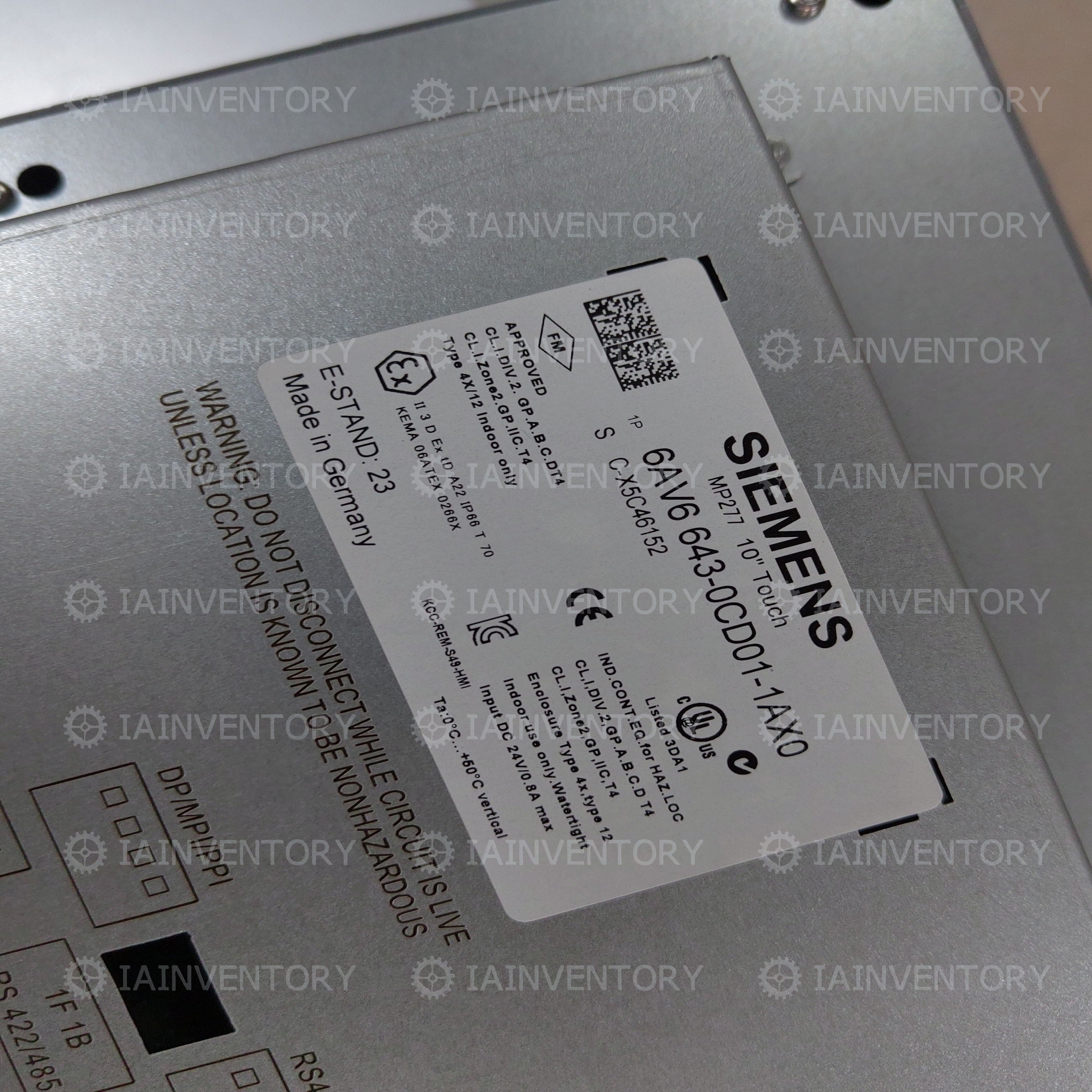SIEMENS 6AV6643-0CD01-1AX0