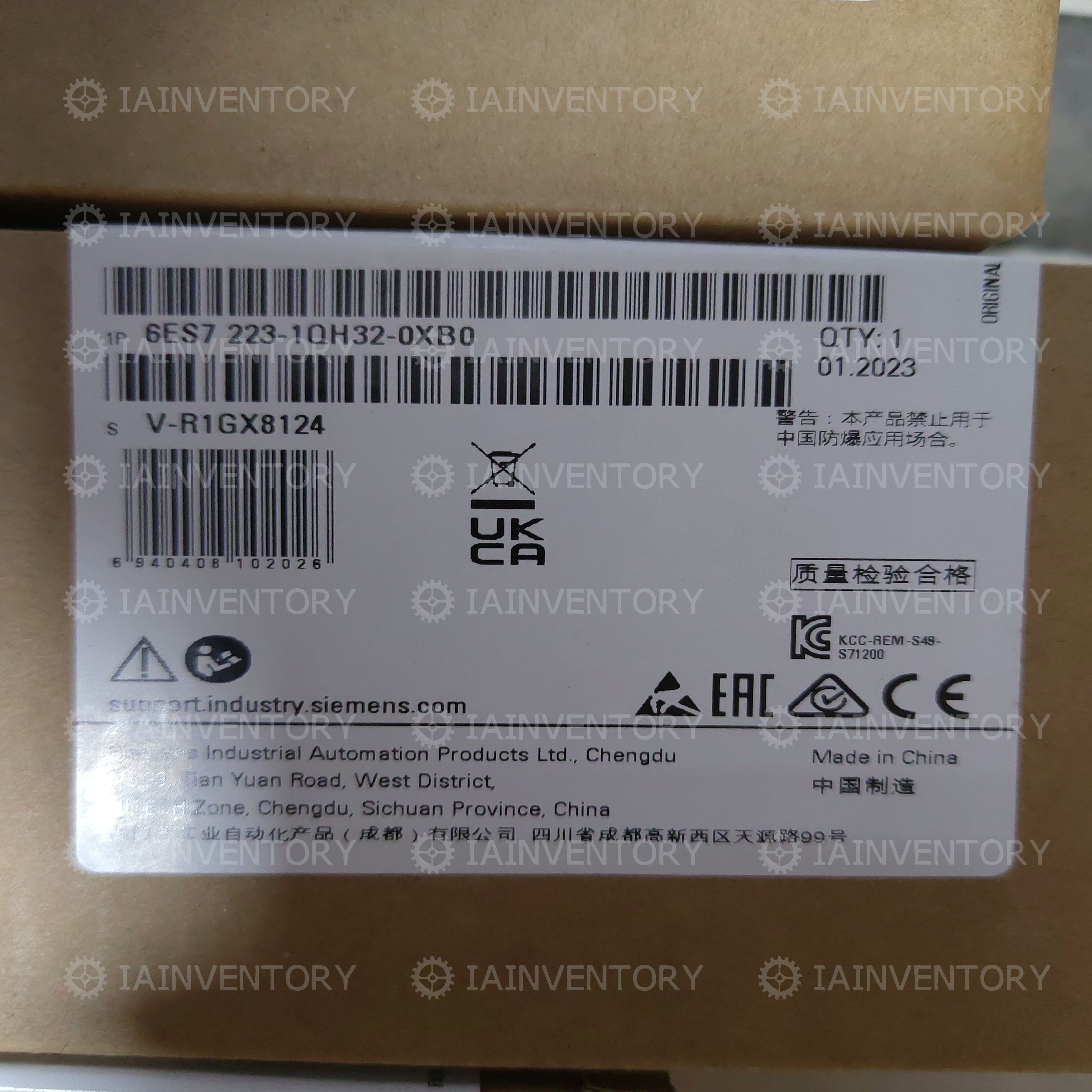 SIEMENS 6ES7223-1QH32-0XB0 SIMATIC S7-1200 Digital I/O Module