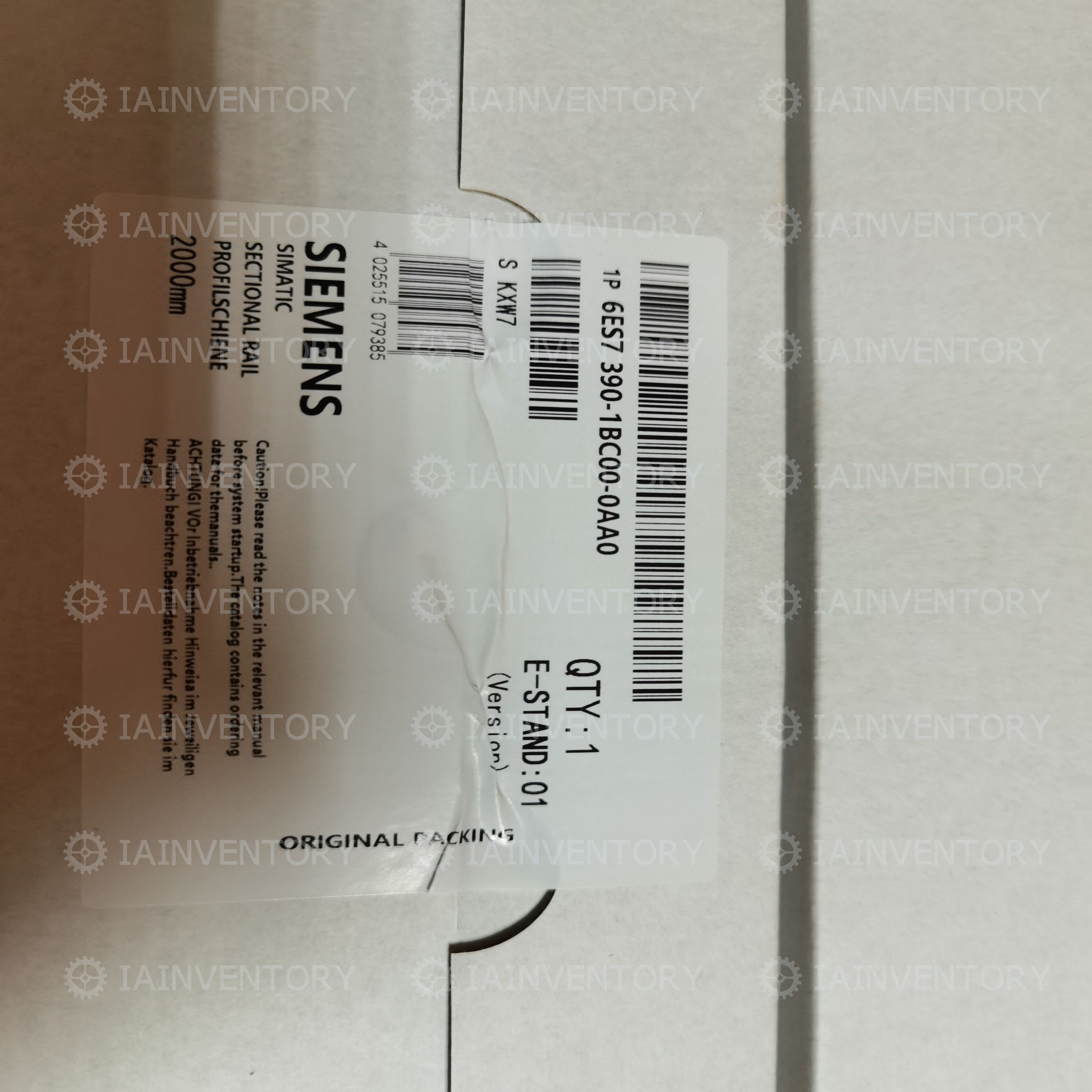 Siemens 6ES7390-1BC00-0AA0 6ES7 390-1BC00-0AA0