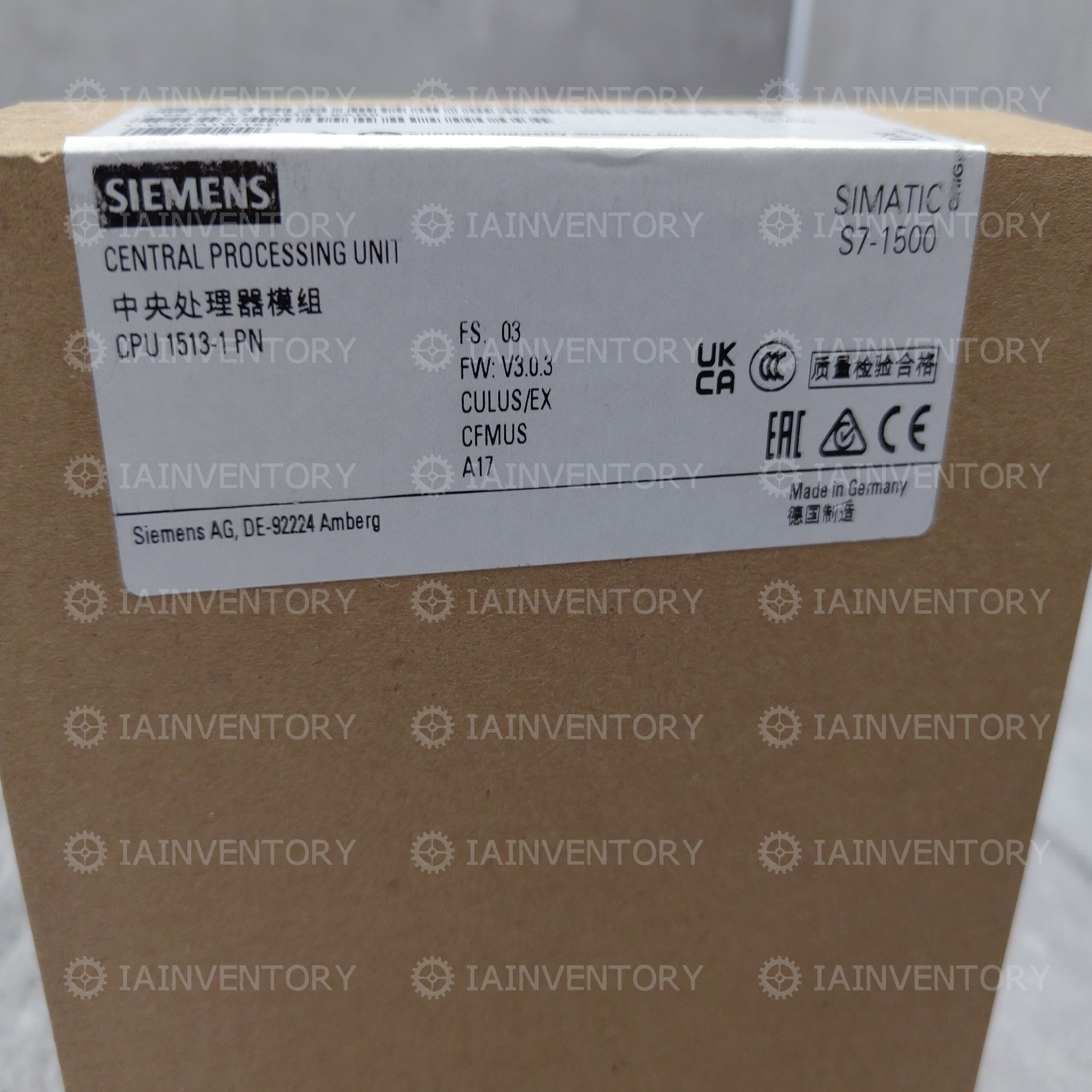 Siemens 6ES7513-1AM03-0AB0