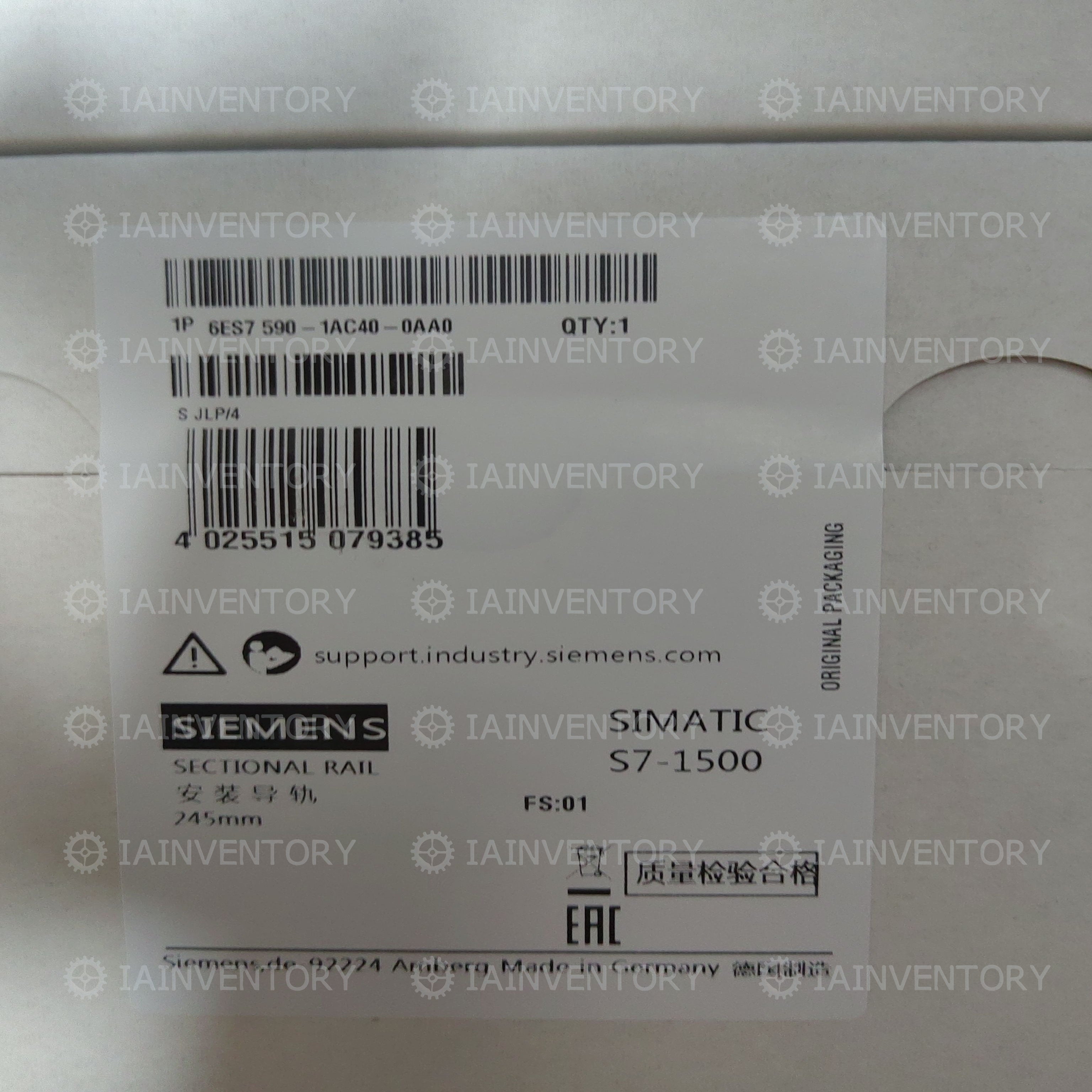 SIEMENS 6ES7590-1AC40-0AA0