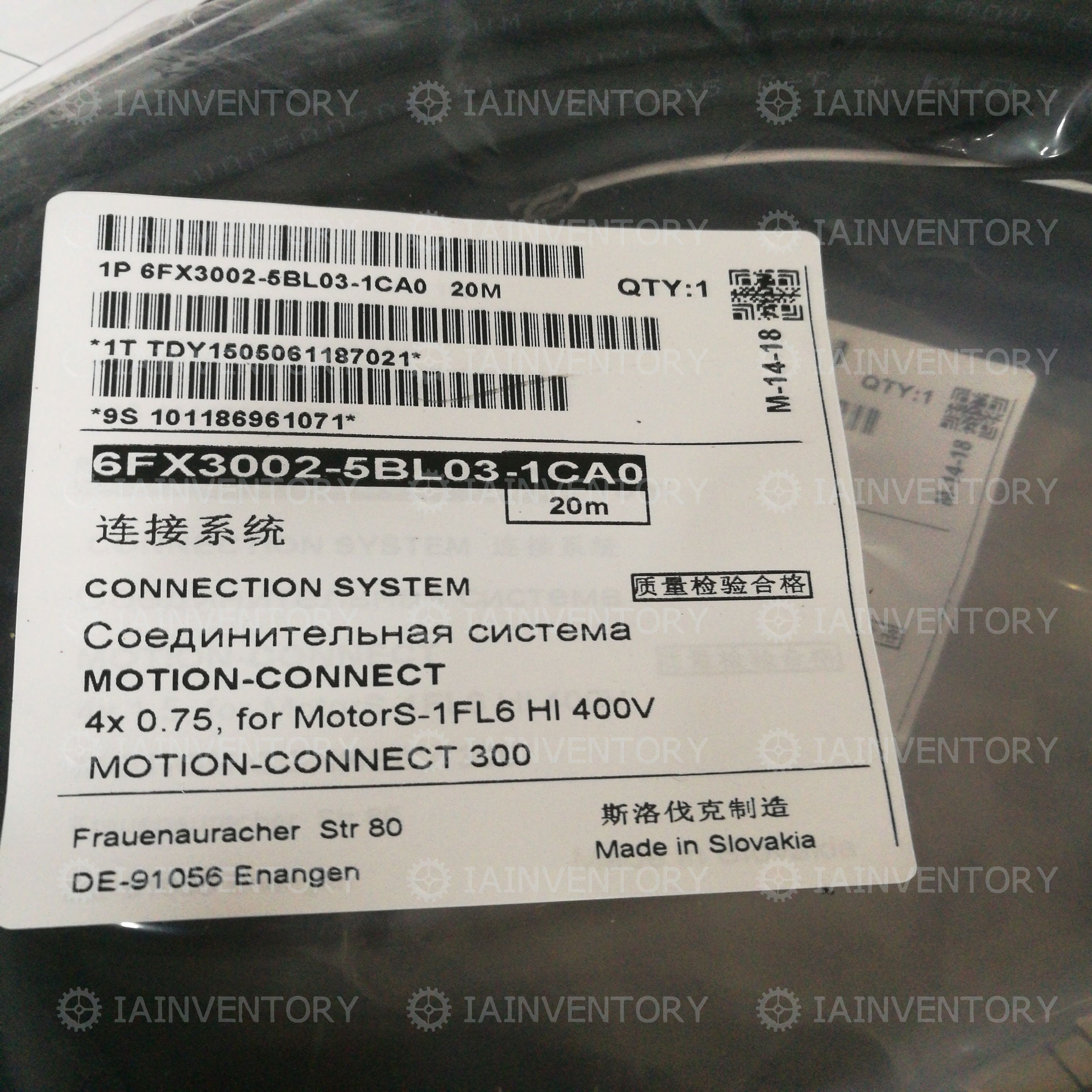 for Siemens 6FX3002-5BL03-1AD0 PLC Module 6FX3 002-5BL03-1AD0