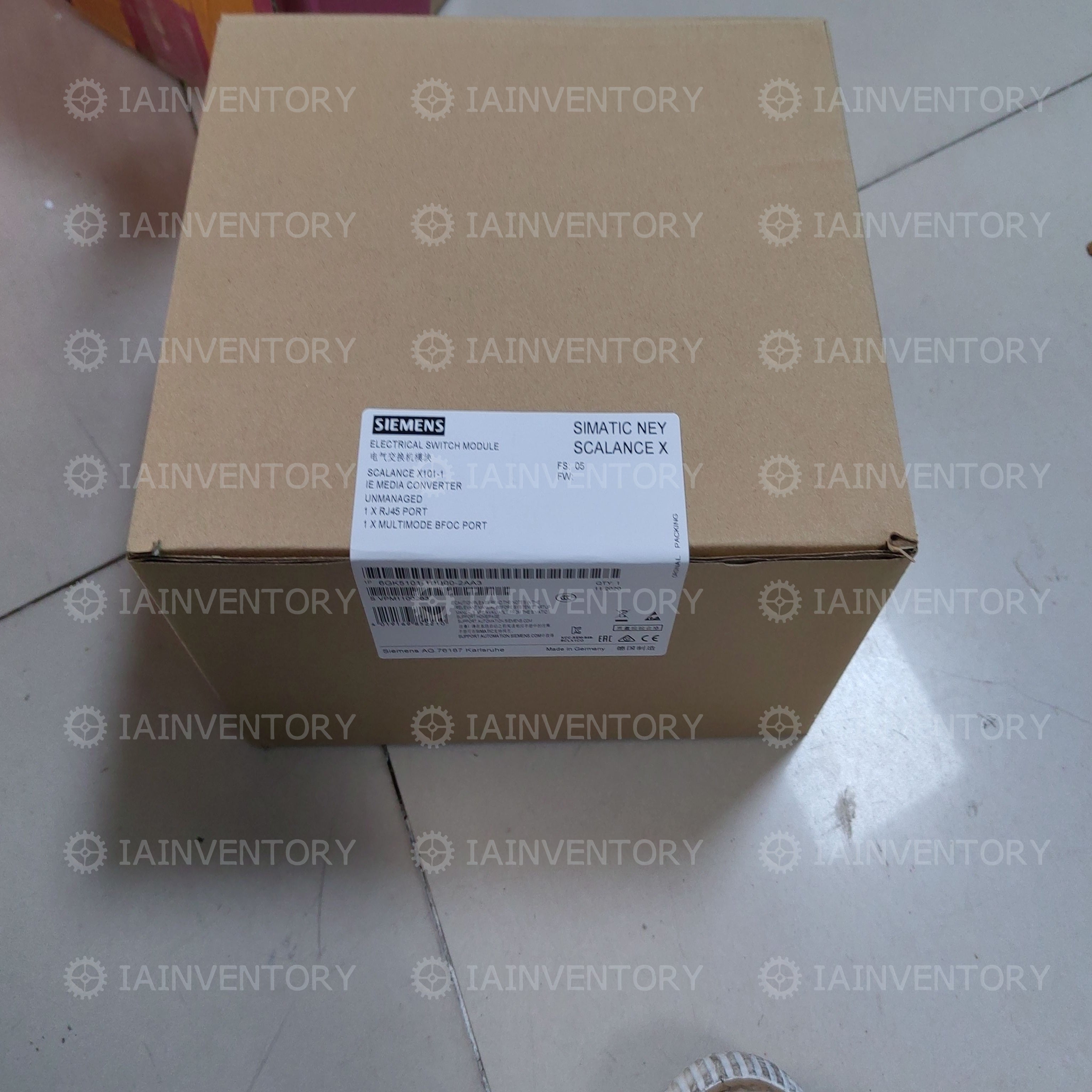 Siemens Scalance X101-1 Media Converter 6GK5101-1BB00-2AA3 Original