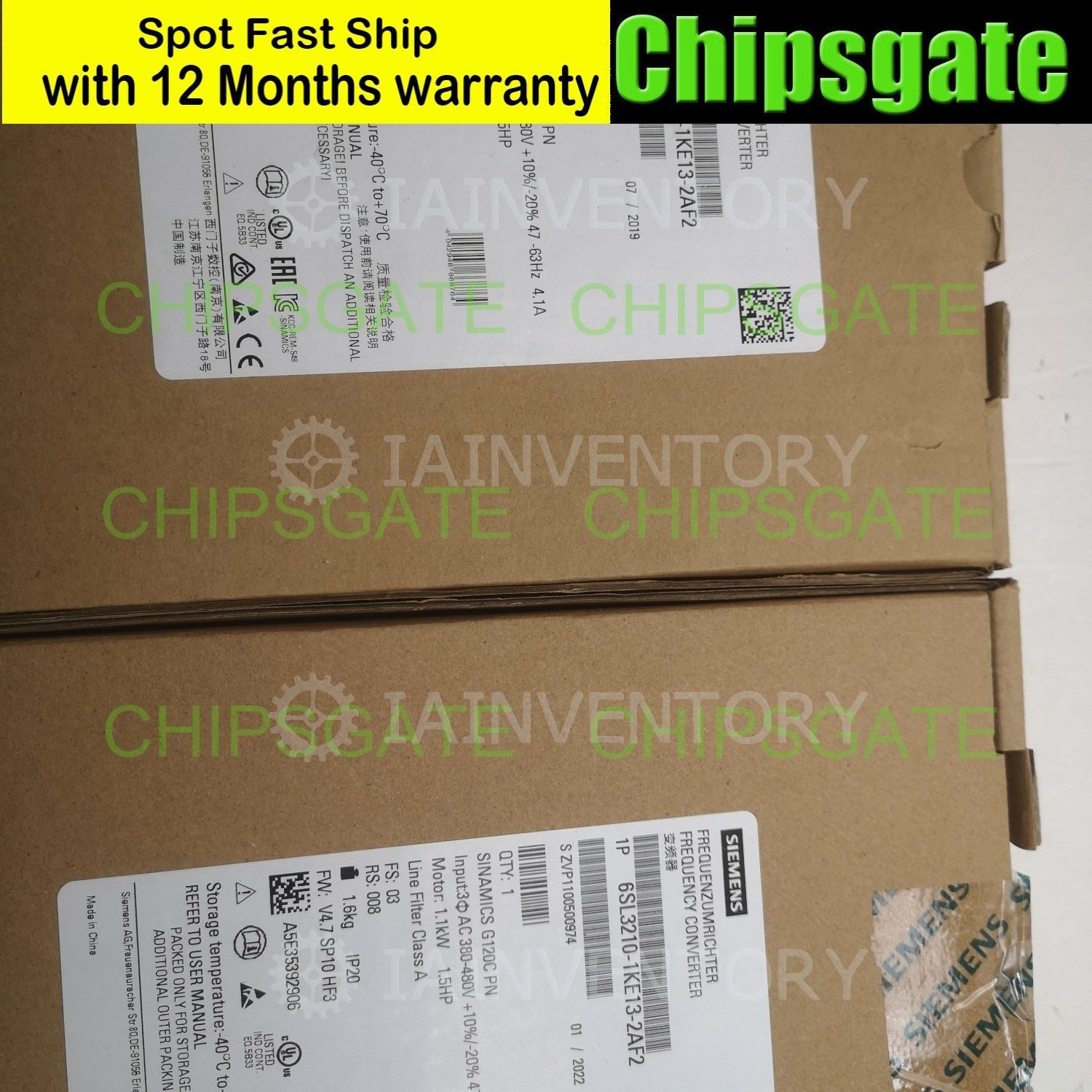 Siemens 6SL3210-1KE13-2AF2 Inverter 1.1kv