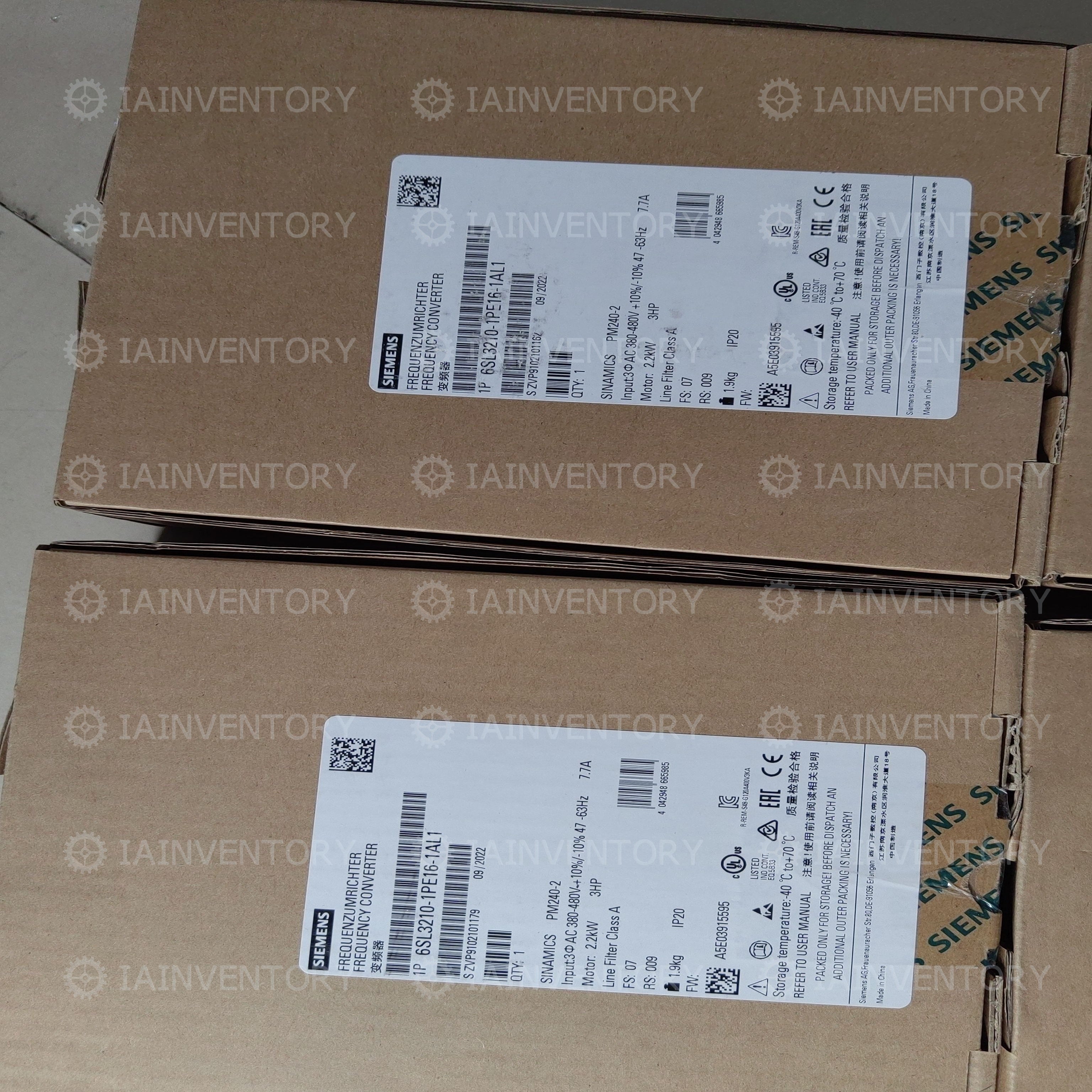 SIEMENS 6SL3210-1PE16-1AL1 SINAMICS Power Module