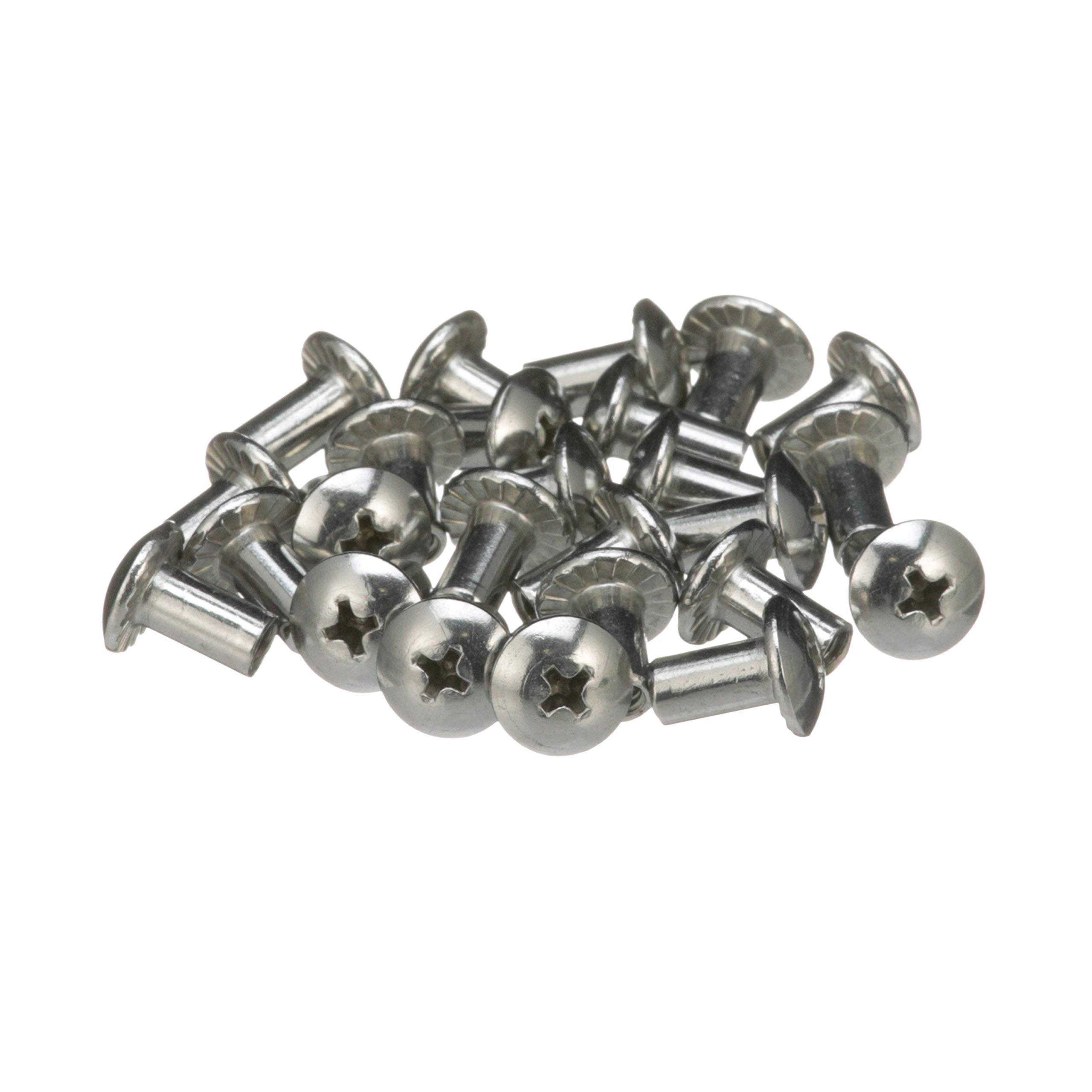 Seachoice SC2956 18-8 SS Phillips Barrel Nuts w/ Truss Head, 8-32 X 3/8 In., Pack of 25