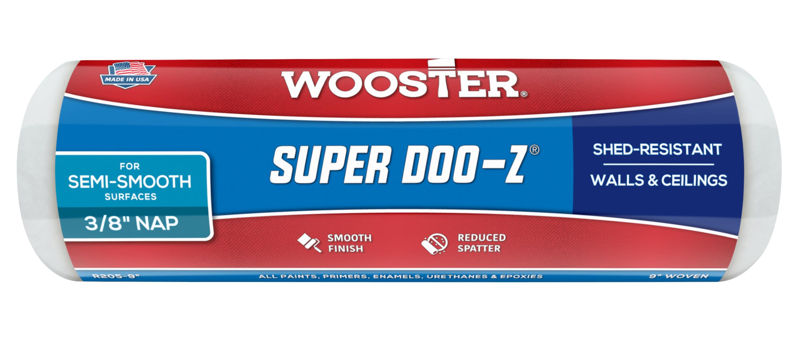 Wooster Brush R2059 Wooster 9" Super Doo-Z Roller Cover, Medium