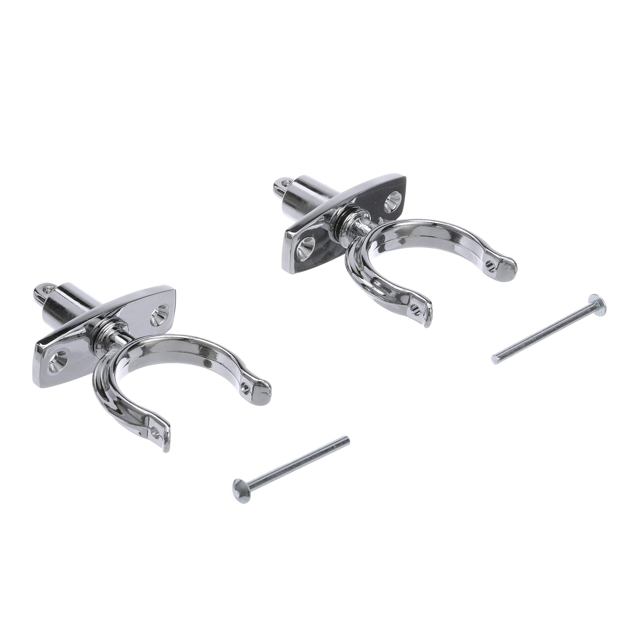 Seachoice 50-70401 Chrome Plated Zinc Rowlock Set (Sold as Pair)