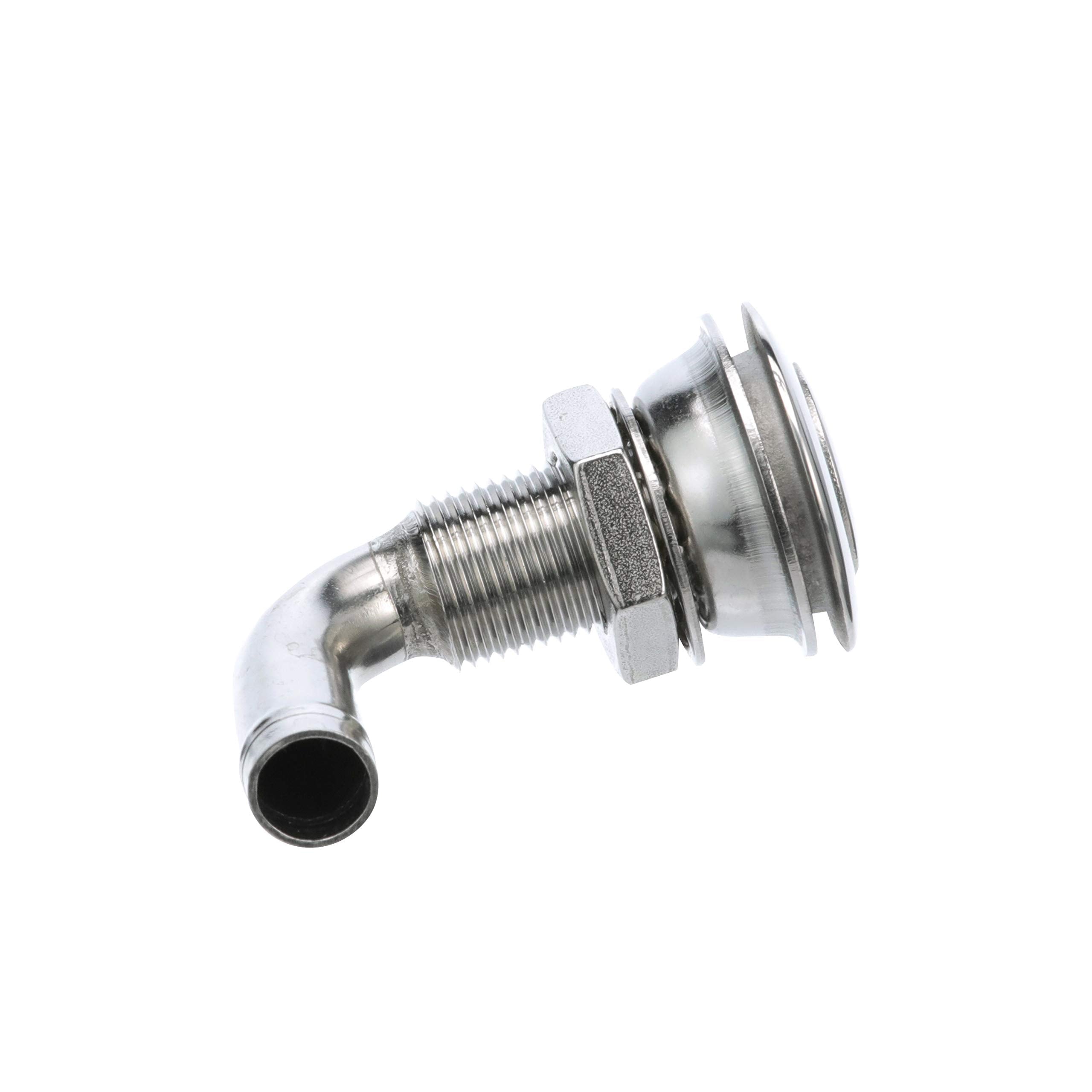 Seachoice 50-23061 90 Degree SS Flush Mount Fuel Vent for 5/8" Hose