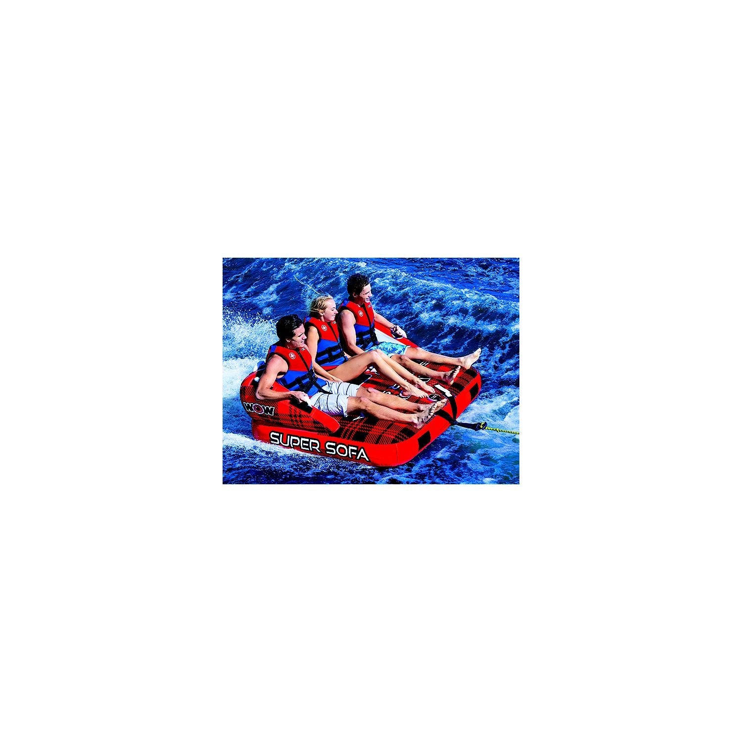 WOW 211040 Super Sofa Towable Tube, 1 Rider