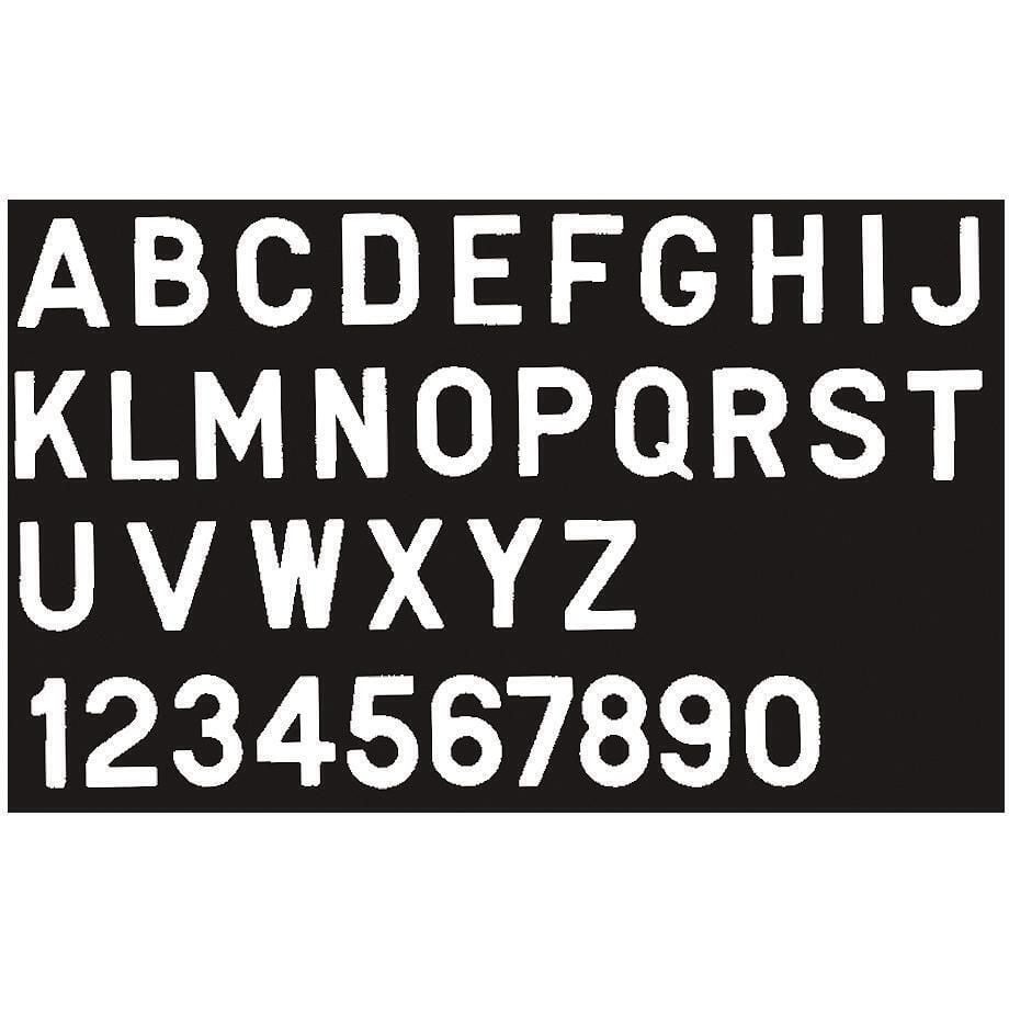Seachoice 3" Gothic Letters Pack of 10