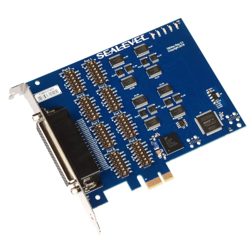 Ultra COMM+8.PCIE: PCI Express 8-Port RS-232, RS-422, RS-485 Serial Interface