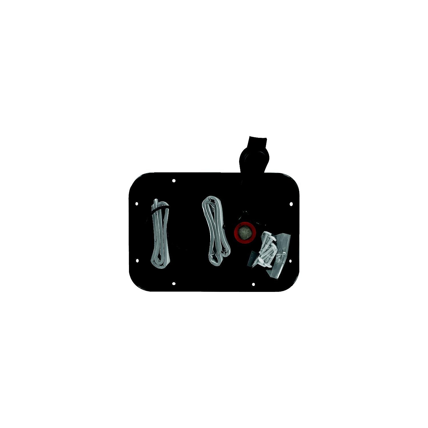Valterra A01-2001BKVP Gravity City 1/2" Air Vent Water Inlet & Includes Hardware, & Installation Tape
