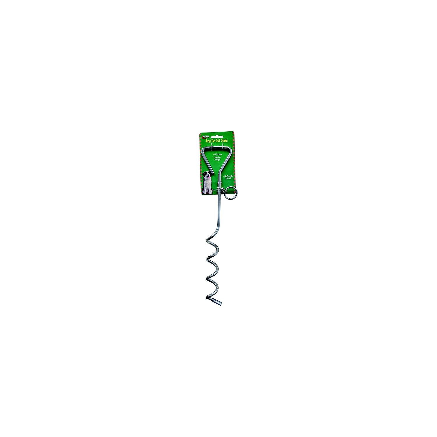Valterra A10-2009VP Dog Tie-Out Stake, 18" x 8mm