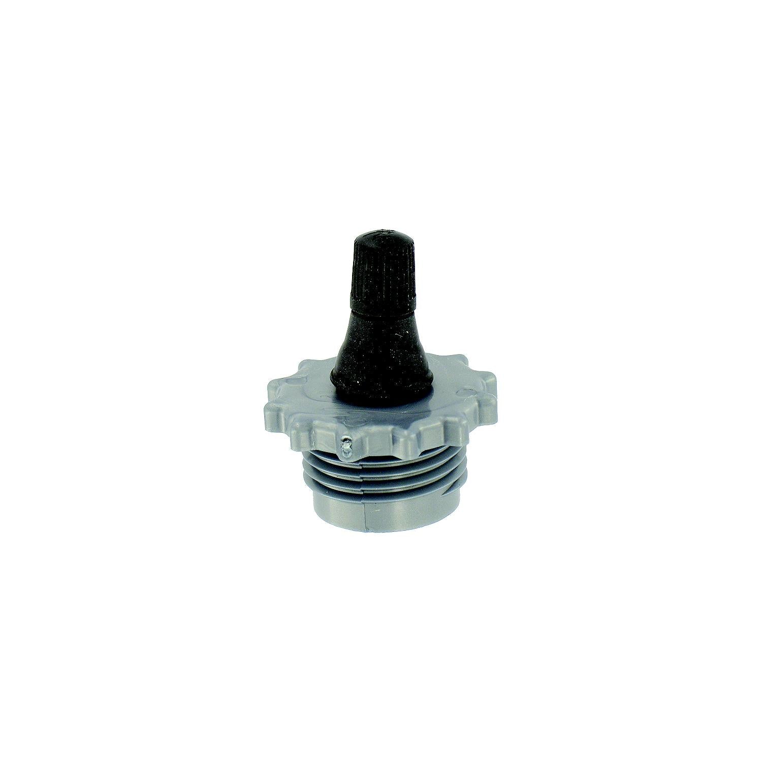 Valterra P23508VP Blow Out Plug, Gray Plastic w/Valve
