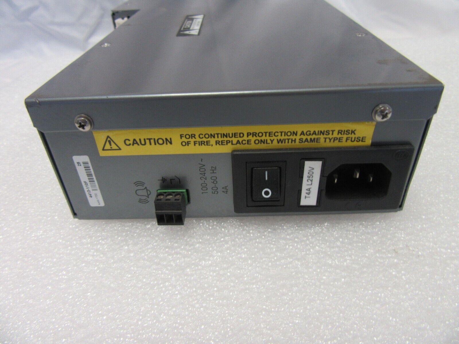 Pelco 4413-110F Power Supply - Label | Alo Tech Solutions