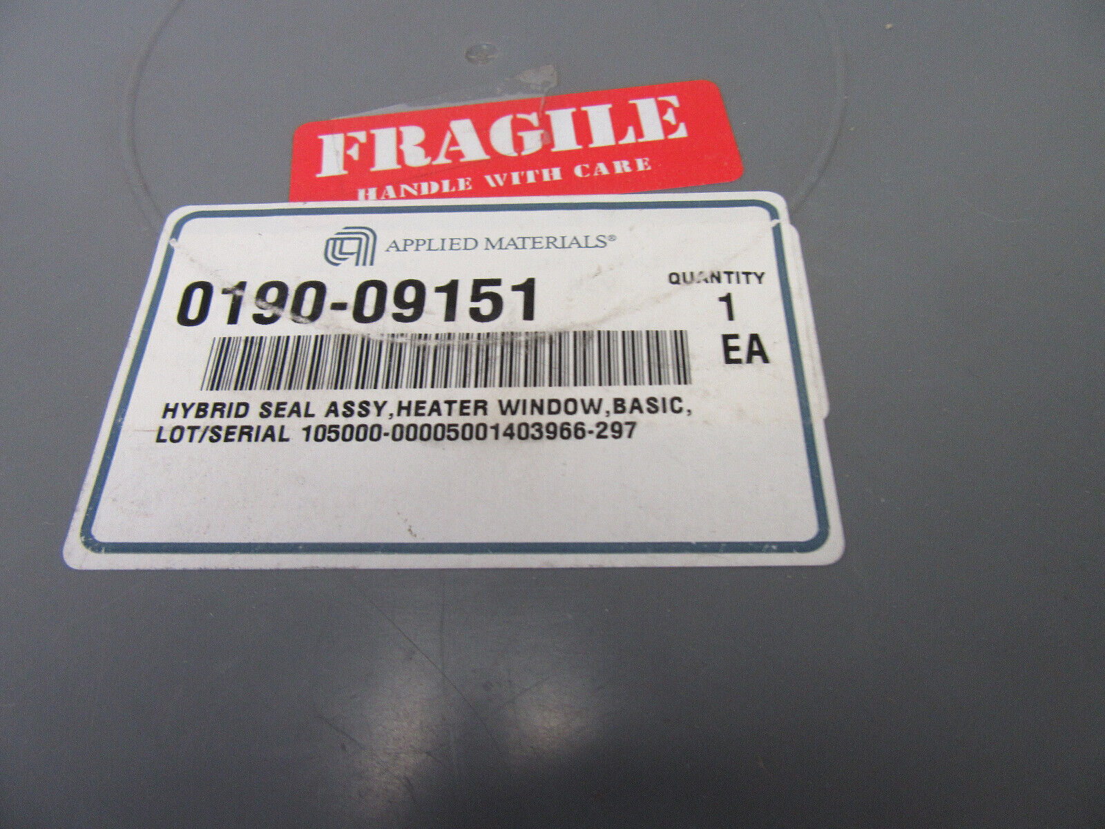Applied Materials 0190-09151 Heater Window Hybrid Seal | Alo Tech Solutions