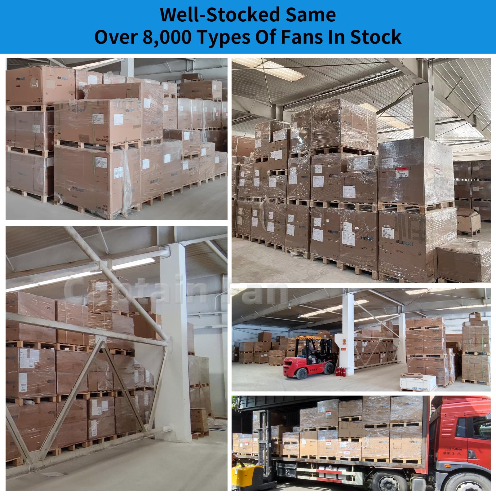 W2E250-HJ40-07 Ebm Papst Fan 115VAC 1.45/2.03A Axial Cooling Fan Cabinet