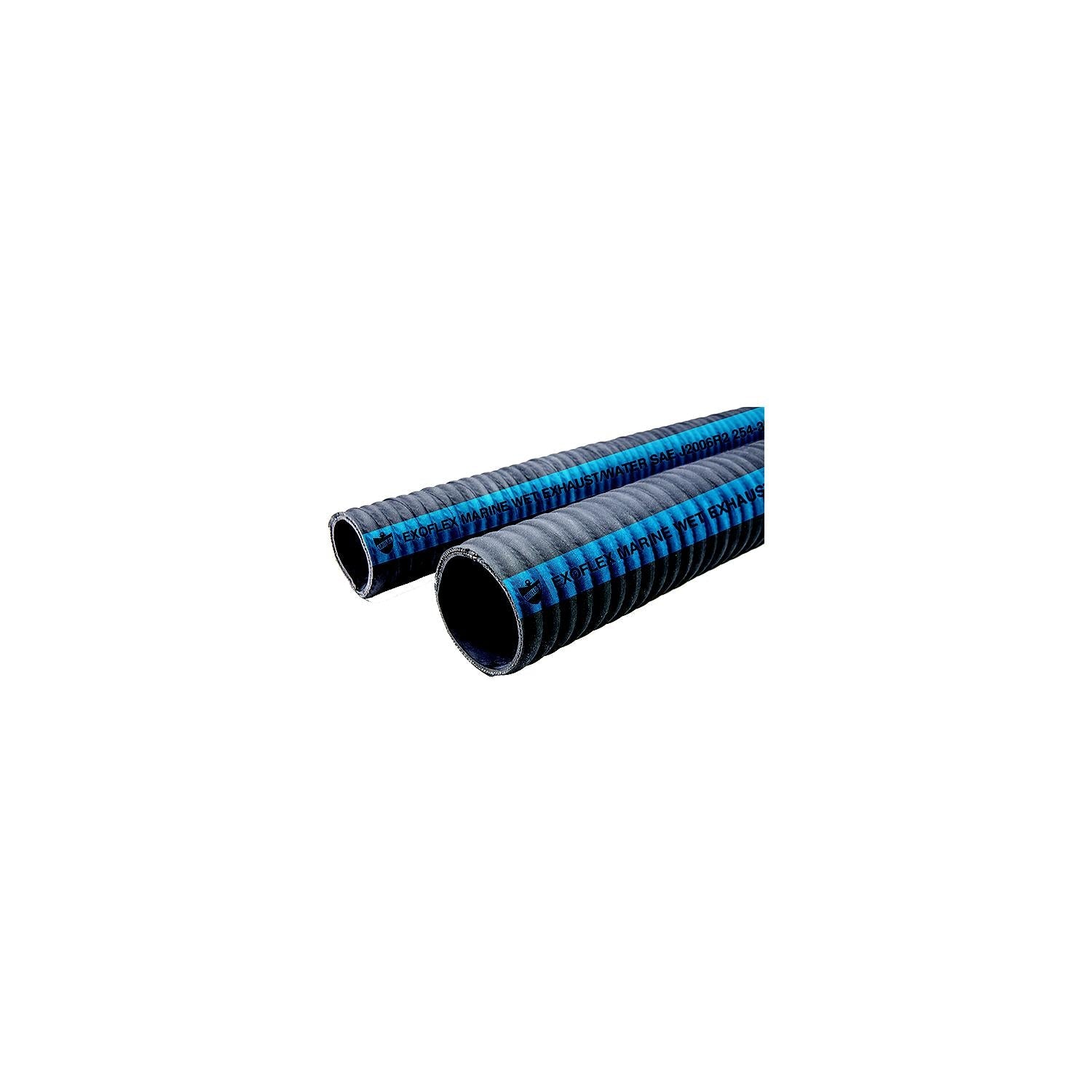 Shield 16-254-8001 Shields Exoflex Water/Exhaust Hose, 8" x 6-1/4'