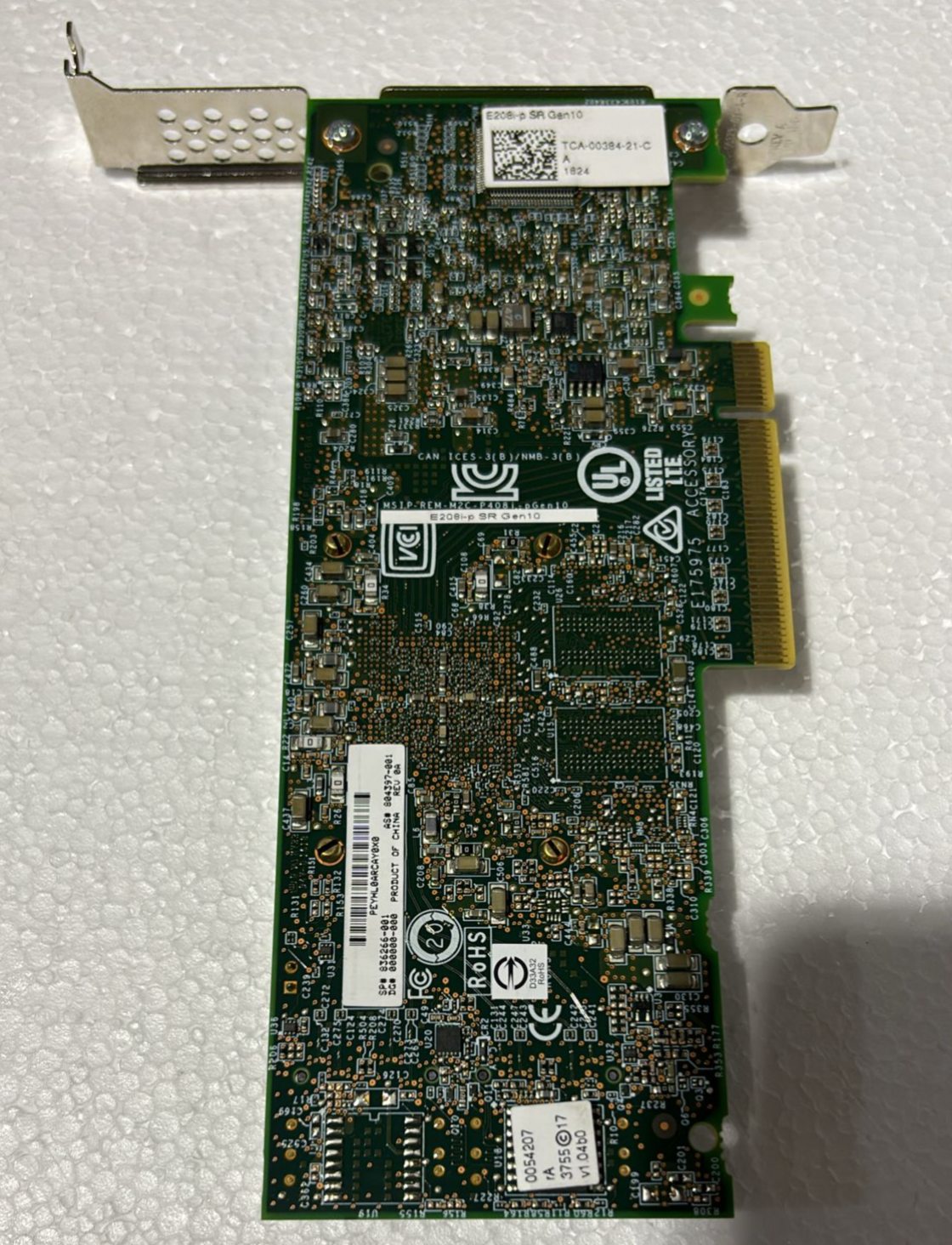 HPE E208i-P SR Gen10 12G SAS SMART ARRAY RAID CONTROLLER 836266-001