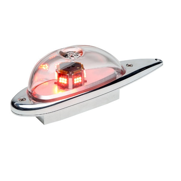 LED Anti-collision light (Citation 5-Hole rudder mount, 2.25 lbs. with connector, Red 28V (9008813