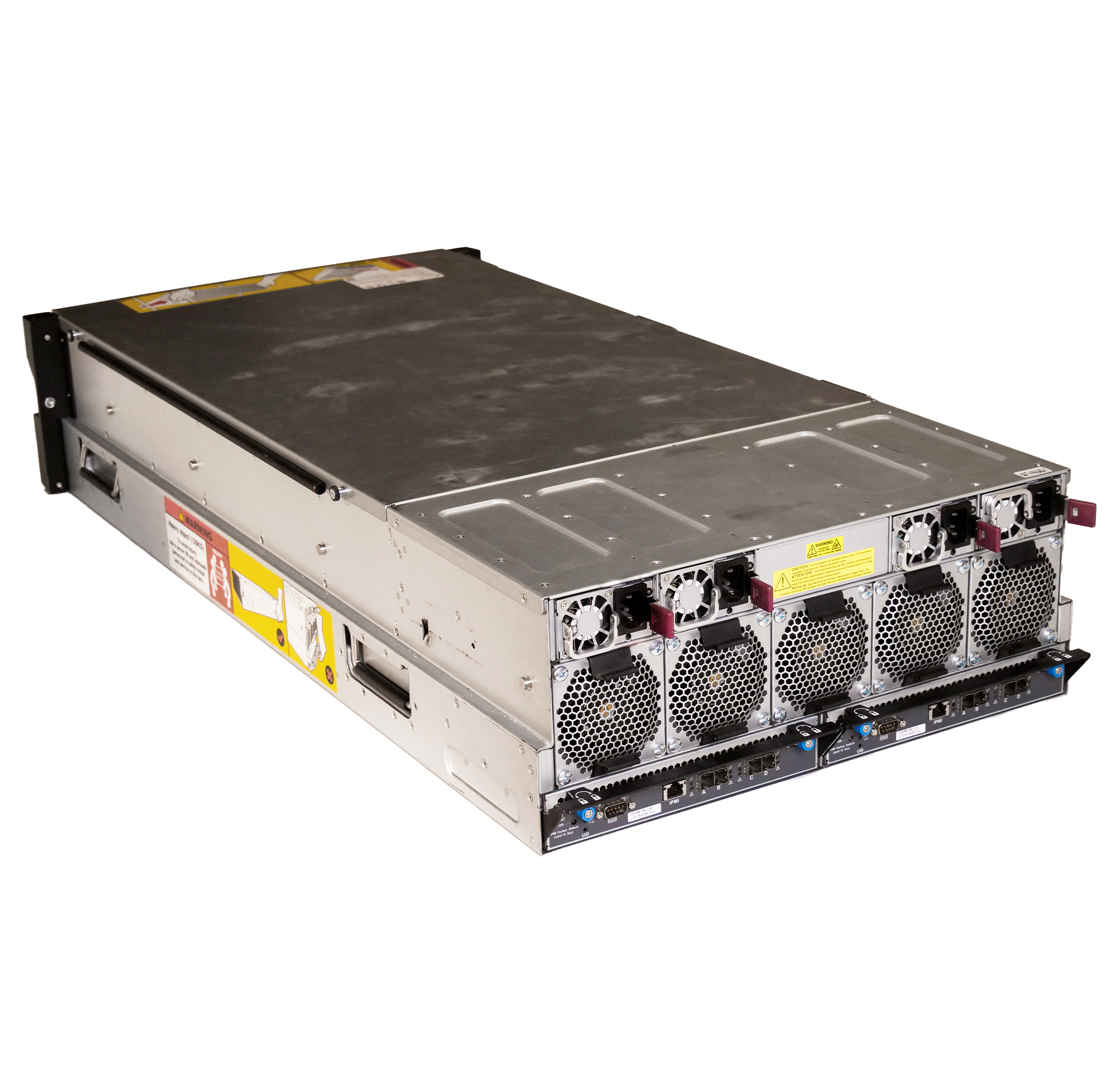 Supermicro SuperChassis 90-Bay SATA/SAS JBOD 4U Rackmount Top-Load Disk Shelf Storage Array 946ED-R2KJBOD | 90-Bay JBOD Enclosure | Up to 2.5PB (Refurbished)