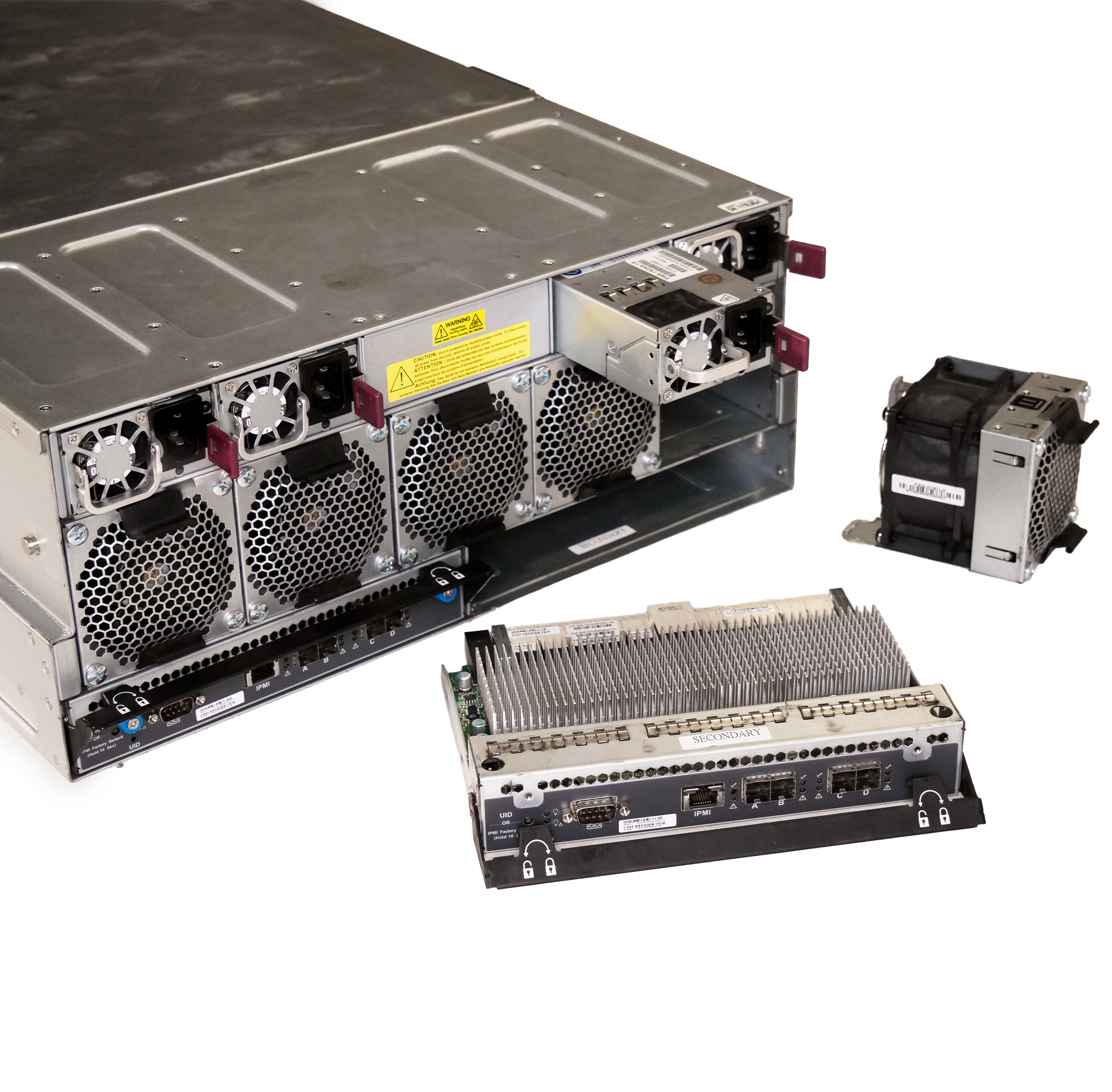 Supermicro SuperChassis 90-Bay SATA/SAS JBOD 4U Rackmount Top-Load Disk Shelf Storage Array 946ED-R2KJBOD | 90-Bay JBOD Enclosure | Up to 2.5PB Grade B