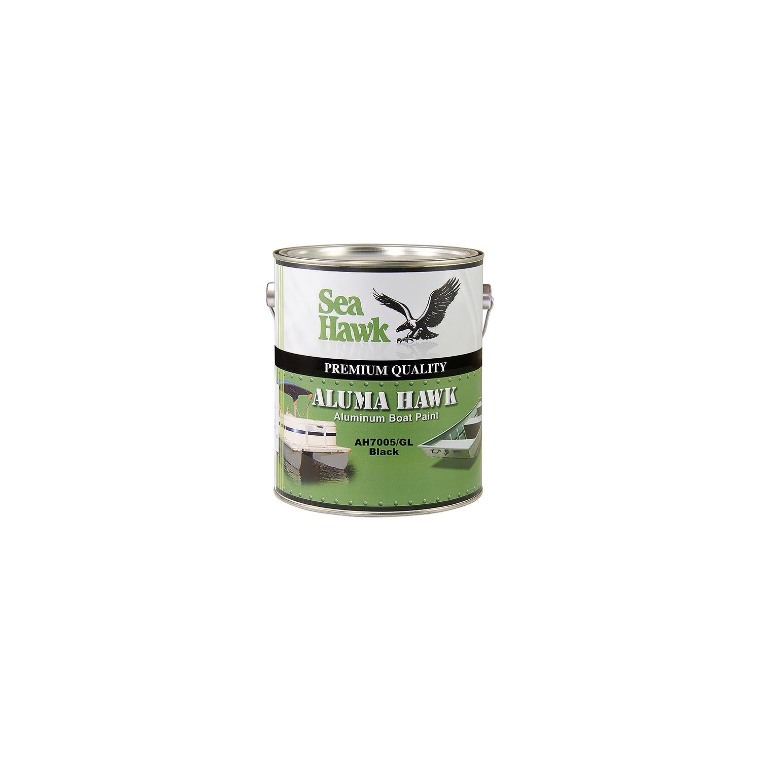Seahawk Paint AH7033/QT Aluma Hawk Jon Boat Green, Qt.