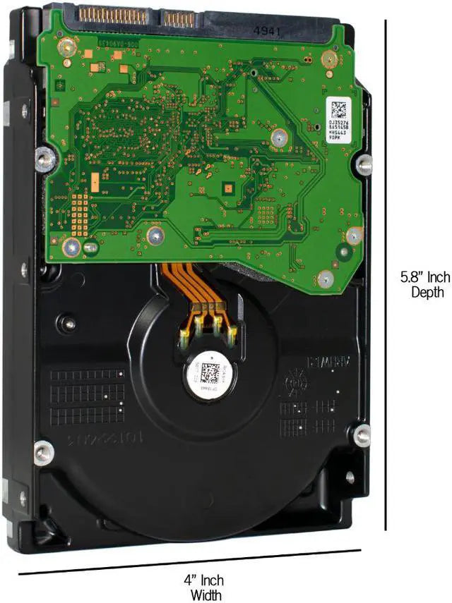 Alt view image 2 of 4 - HGST Ultrastar He8 HUH728080ALE600 8TB 7200 RPM 128MB Cache SATA 6.0Gb/s 3.5-Inch 512e ISE Helium Enterprise Data Center Hard Disk Drive