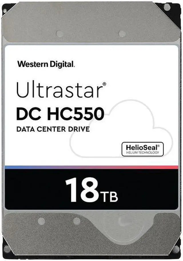 Alt view image 10 of 13 - WD Ultrastar DC HC550 18TB Hard Drive 3.5" Internal 512MB 7200 RPM SAS 12Gb/s 512E SE P3 0F38353 (WUH721818AL5204)
