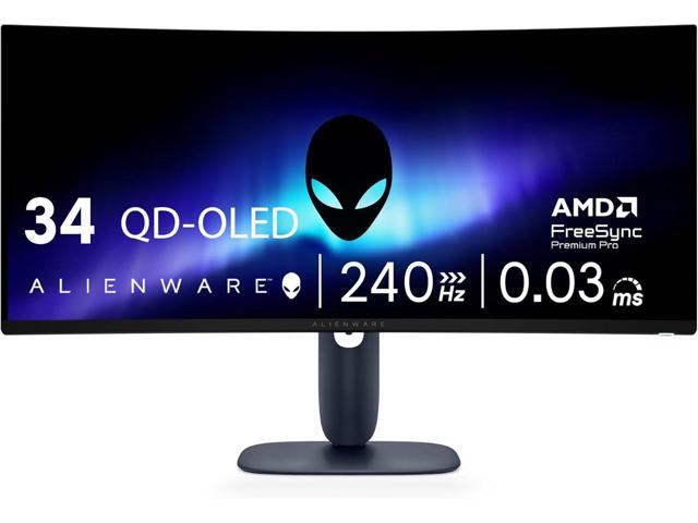 Alienware AW3425DW 34 inch QD-OLED Curved Ultrawide Gaming Monitor