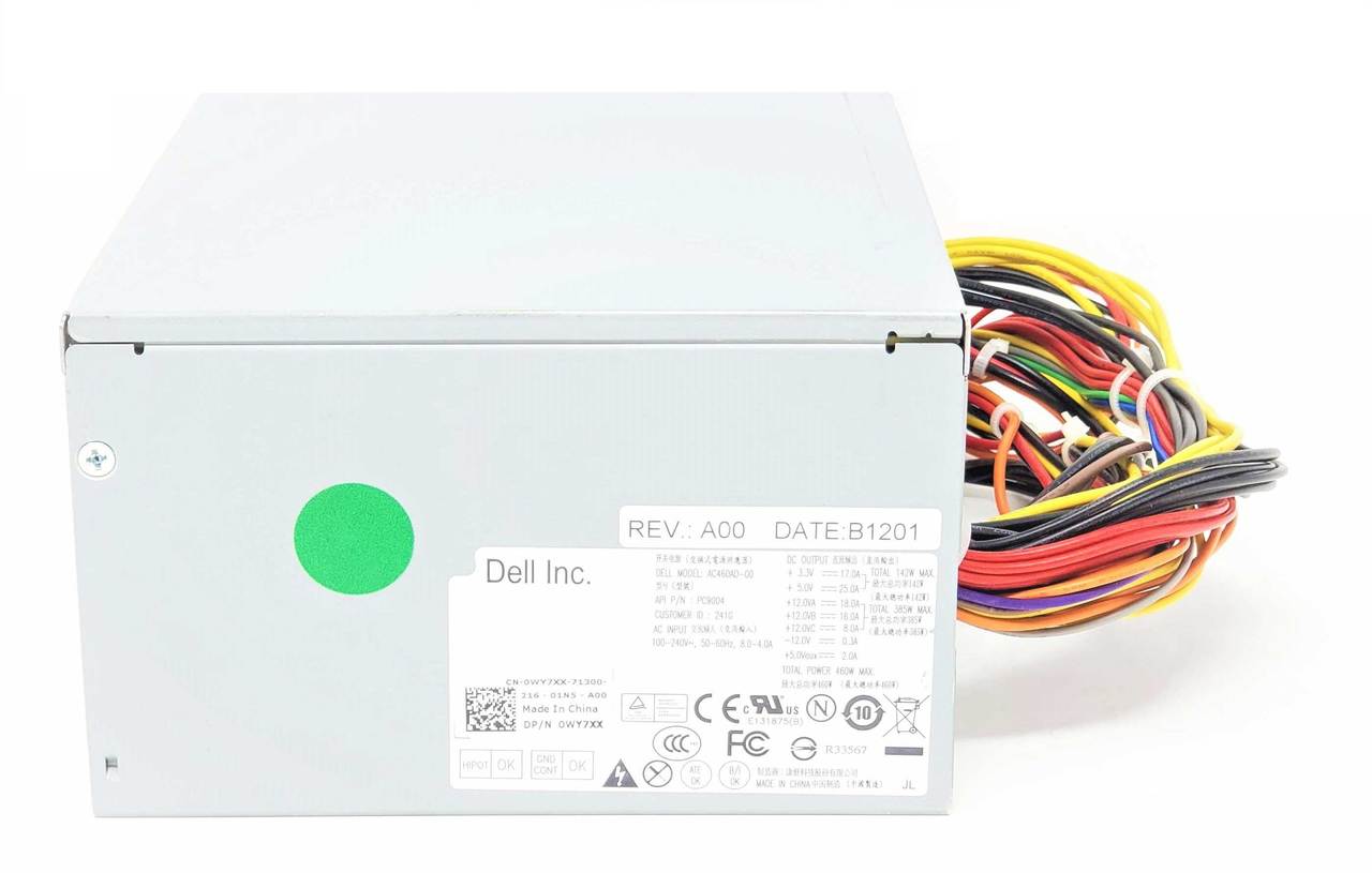 WY7XX - 460W Power Supply for XPS 8300 8500
