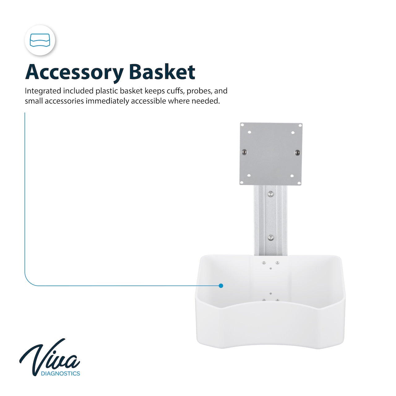 Wall Mount Bracket for Welch Allyn Spot Monitor