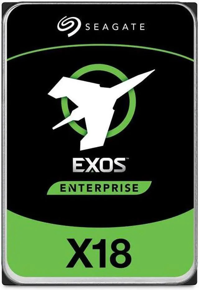 Seagate 18TB Exos X18 7200 RPM SAS 12Gb/s 512e/4Kn 256MB Cache 3.5-Inch Enterprise Hard Drive HDD (ST18000NM004J