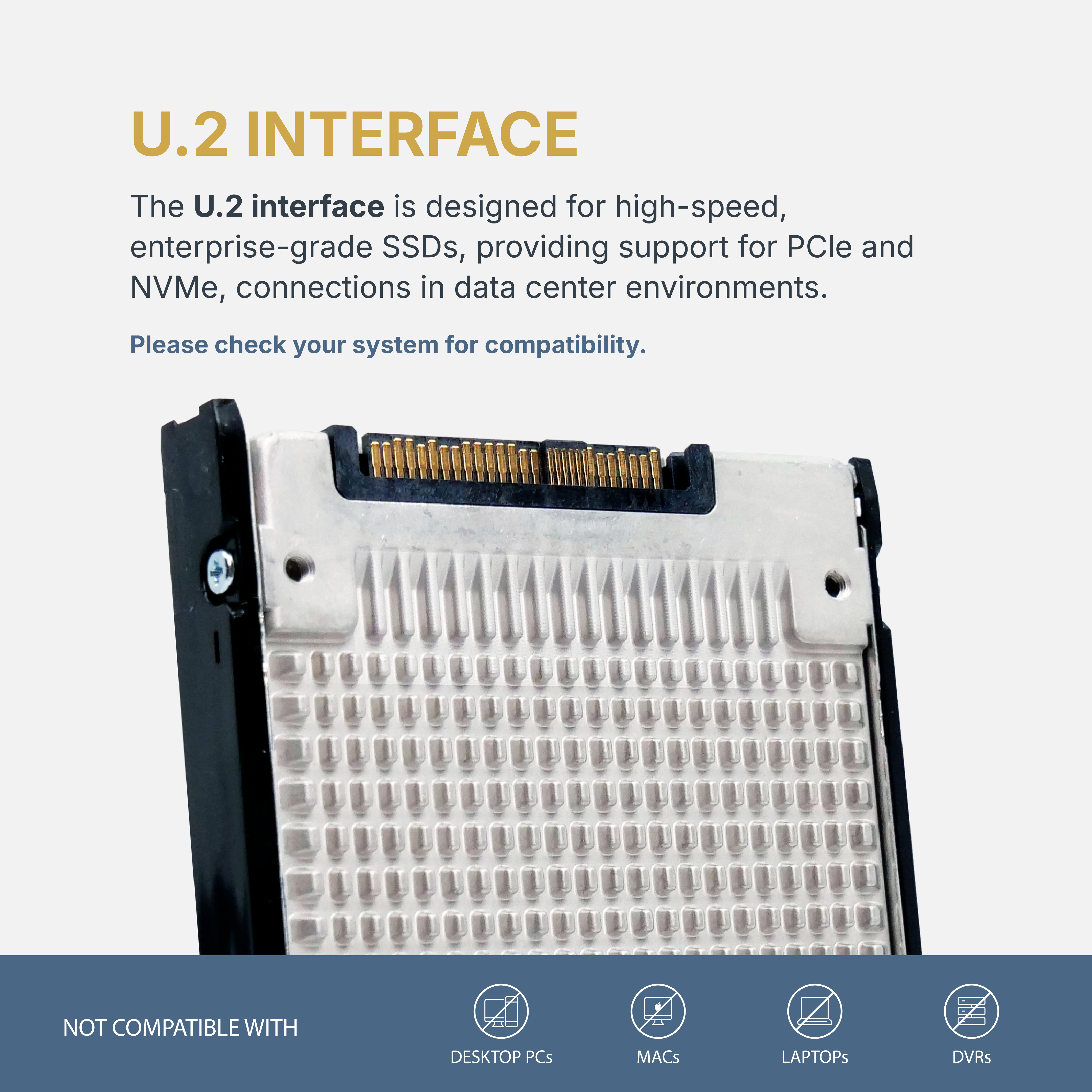 Dell/Samsung PM1733 MZWLR1T9HBJR 1.92TB 1 DWPD PCIe Gen 4.0 x4 8GB/s VNAND U.2 NVMe 2.5in Refurbished SSD