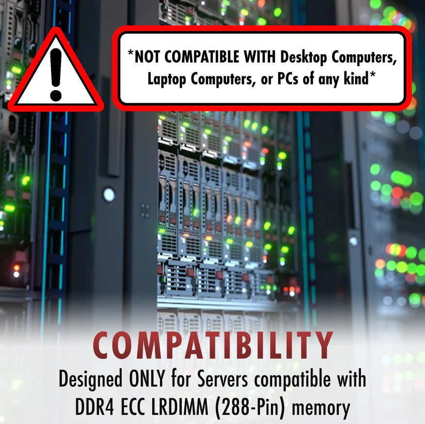 Dell PowerEdge R6415 Memory RAM | 64GB Kit (2x32GB) 2Rx4 DDR4 2666MHz (PC4-21300) LRDIMM