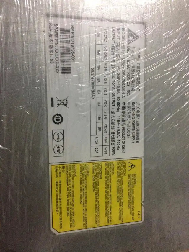 Alt view image 2 of 2 - For HP Z440 700W workstation power supply 719795-004 858854-001 DPS-700A