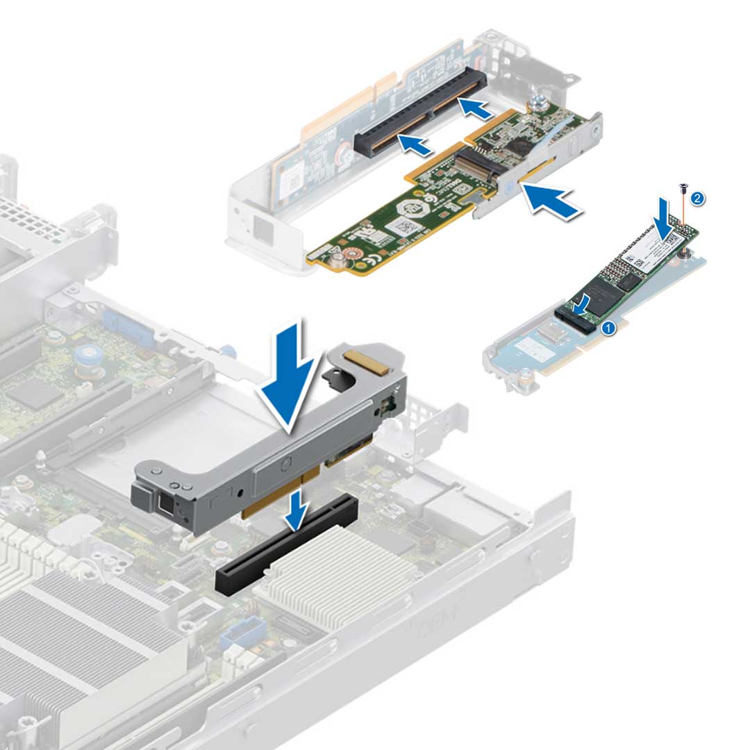 Dell BOSS-S1 Dual M.2 SATA SSD PCIe Card | MJK9R