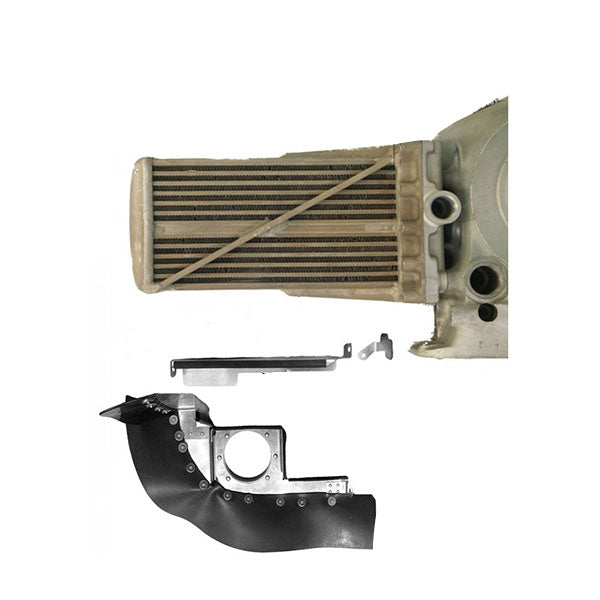 Cessna 180 1956-81 182 58-73 Package C Engine Baffle Kit, Bare, Black Seals