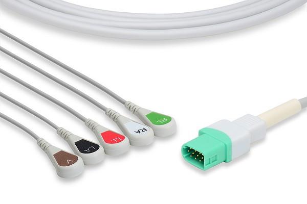 Mindray > Datascope Compatible Direct-Connect ECG Cable - 0012-00-1156-01