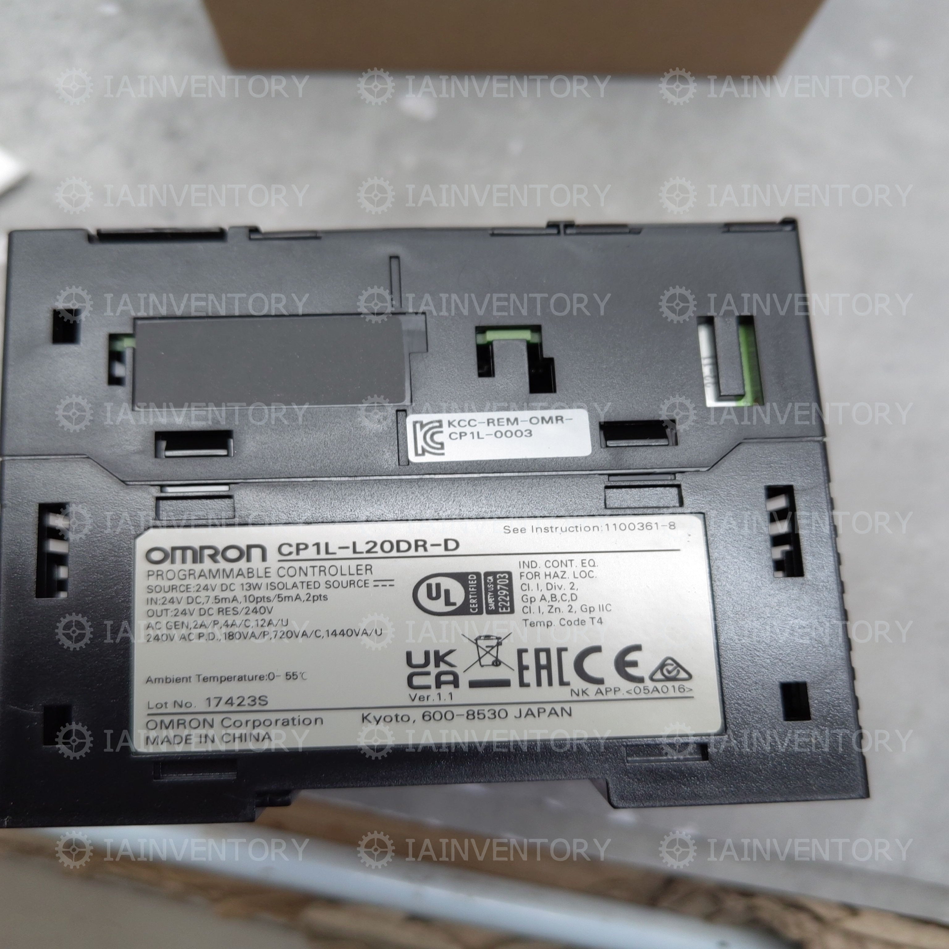 OMRON PLC Module CP1L-L20DR-D CP1LL20DRD