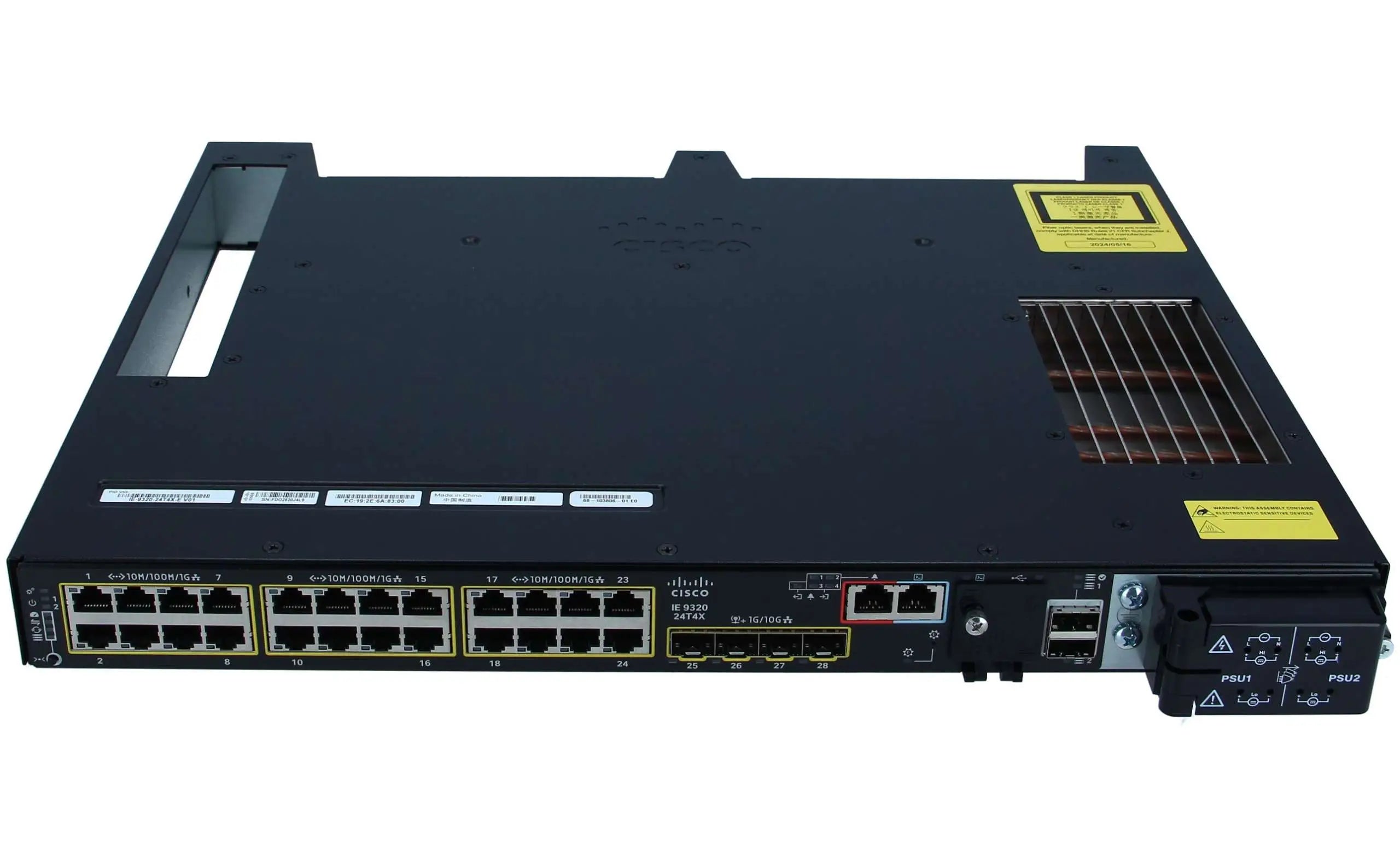 Cisco Catalyst IE-9320-24T4X-E Rugged Ethernet Switch
