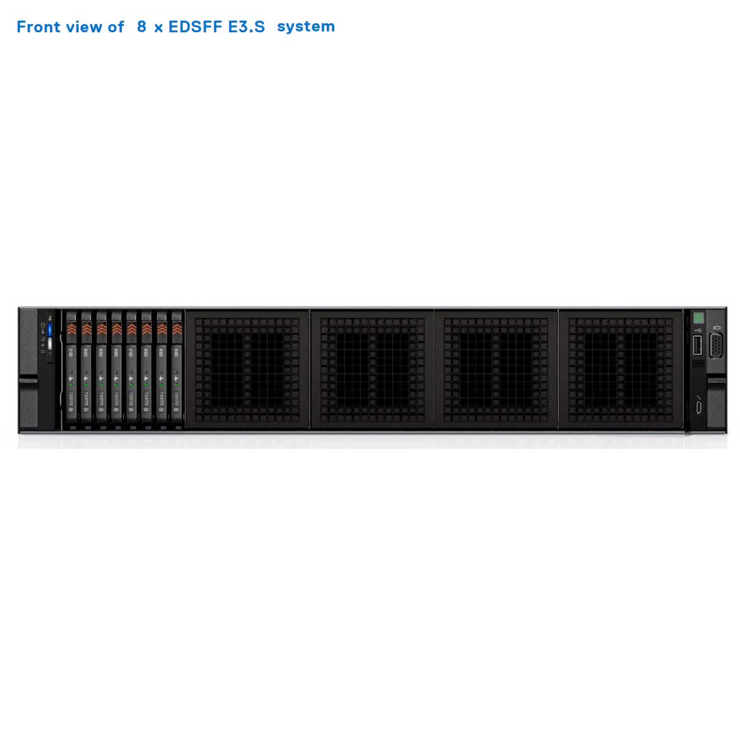 8x EDSFF NVMe SSD Rack Chassis | Dell PowerEdge R7625
