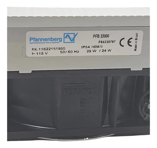 Ventilador Com Filtro Pfannenberg Pfb 22000 115v 50/60hz