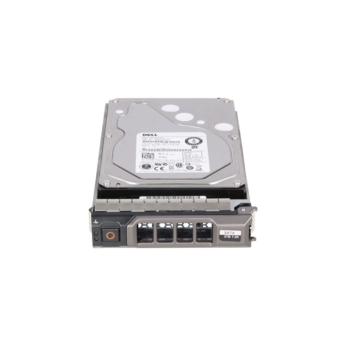 Disco rígido Enterprise Serial ATA de 3,5 polegadas e 2 TB compatível com Dell (7200 RPM) com bandeja para servidores PowerEdge R310, R320, R410, R415, R510, R515, R710, R320, R420, R520, R720 e R720xd.