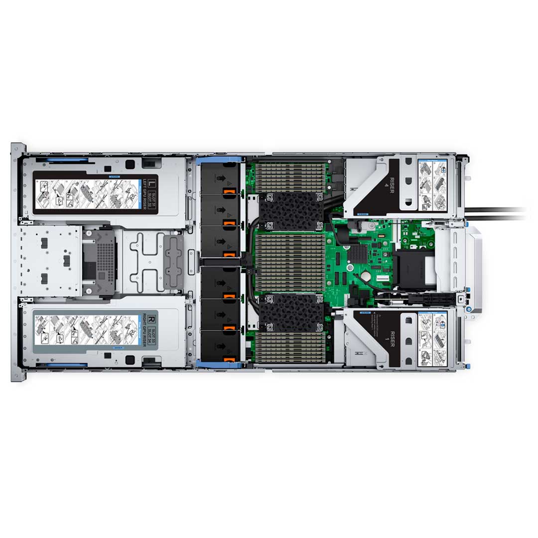 6x EDSFF E3.S  NVMe Rack Chassis | Refurbished Dell PowerEdge R760XA