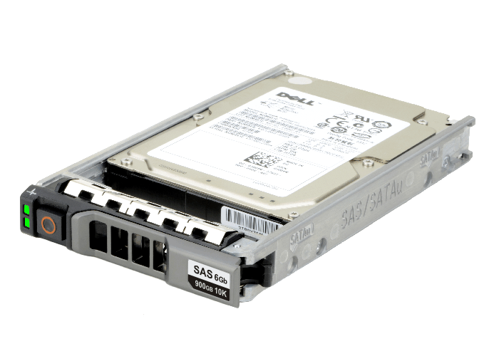 900 GB 10K-RPM SAS 6 Gbps 2,5 polegadas Compatível com servidores Dell PowerEdge T20 C1100 R230 T430 T330 02RR9T 09X49P 08JRN4 Disco rígido interno hot-swappable empresarial em um Dell Caddy 13G