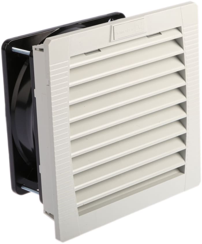 Pfannenberg PF 22.000 Series Filter Fan, 115 V ac, AC Operation, 61m³/h Filtered, 178.5m³/h Unimpeded, IP54, 145 x 145mm