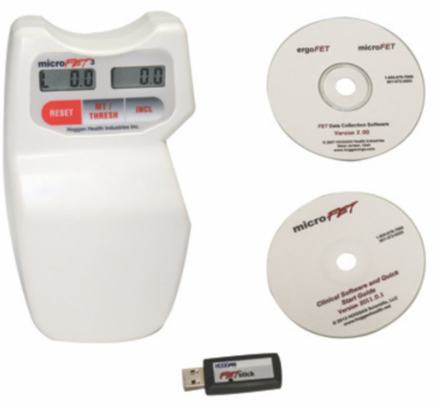 MicroFET3 Digital MMT-Inclinometer Combination w/ Clinic & Data Software